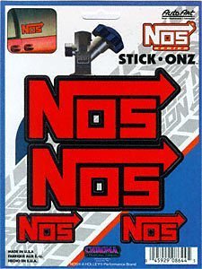 NOS Red Stick Onz Decal