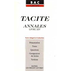 Tacite, annales livre XIV (texte en latin et traduction)