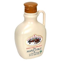 Shady Maple Farms Organic Maple Syrup, Grade A, 32 Ounce Container