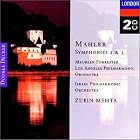 Mahler: Symphony No. 1 and 3 by  Gustav Mahler, Douglas Neslund, Zubin Mehta, Israel Philharmonic Orchestra, and Los Angeles Philharmonic Orchestra 