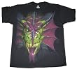 Lair of Shadows Dragon T-Shirt by Liquid Blue 100% Cotton Teens & Adults Shirt