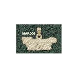 Marquette Golden Eagles Solid 10K Gold Script ''MARQUETTE MOM'' 1/2'' Pendant