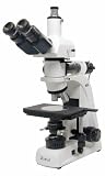 Meiji Metallurgical Microscope; magnification, 50x; trinocular, 30W halogen, 110-240 V