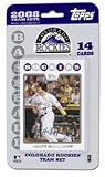 Topps MLB Baseball Cards 2008 Colorado Rockies 14 Card Team Set