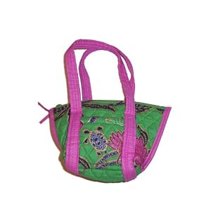 Malabar Bay Le Petite Cotton Quilted Little Girl Handbag Tote