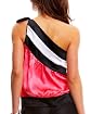 Color Blocked One-Shoulder Top Product Image