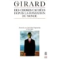 Des choses cach�es depuis la fondation du monde