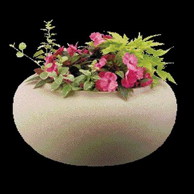 Akro-Mils RZGH210A34 Garden Hose Pot, Sandstone, 21-Inch