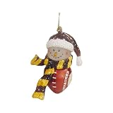 Pittsburgh Steelers Acrylic Snowman Ornament