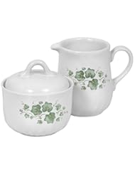 From Amazon.com. Click for details:
 Kitchen: Corelle Coordinates Callaway Sugar and Creamer Set - Corelle Kitchen: Corelle Coordinates Callaway Sugar and Creamer Set - Corelle