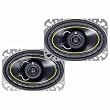Kicker 07DS460 4-Inch X 6-Inch Coax Speakers (Pair)