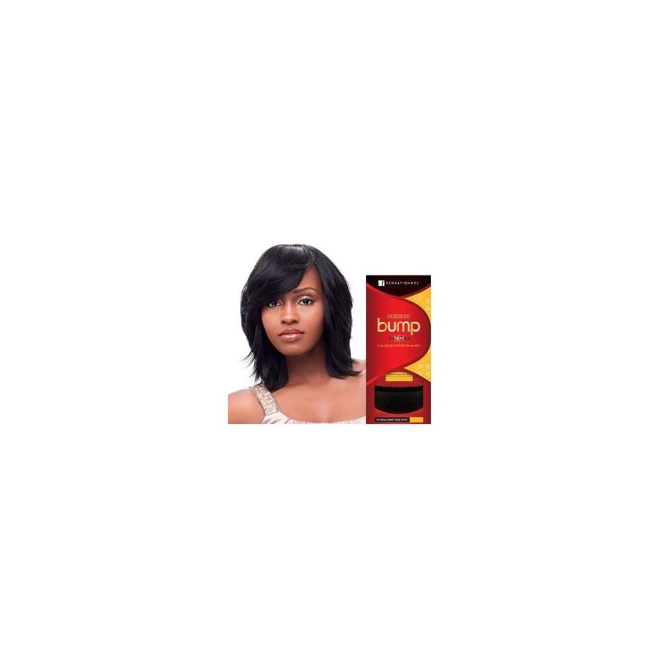 Goddess Remi Human Hair Weave Sensationnel Bump Yaki 8 Color 1 Jet