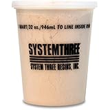 System Three 3110S16 Brown Wood Flour, 1 quart Tub