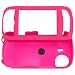 PCMICROSTORE Brand HTC Mogul XV6800 PPC6800 P4000 Magenta Rubberize Texture Snap-On Case Cover with Removable Swivel Belt Clip