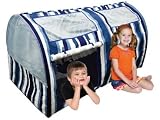 Bazoongi Kids Blue Striped Bed Tent