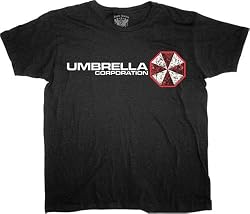 Resident Evil Umbrella Corporation Black T-shirt Tee