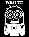 Minions What??? Vinyl Car/Laptop/Window/Wall Decal
