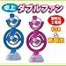 3000円以上で送料無料!激安セール!卓上扇風機 USB 乾電池式 充電式乾電池「卓上ダブルファン ピンク」
