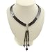 Handmade Hematite & Silver Three-Strand Necklace