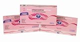 SBS Color Trak Pink Vinyl Gloves, Powder Free, 40ct Box, Medium (Pack of 4)
