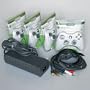 Replacement Power Supply, Video Cable, and Wireless Controllers for Microsoft Xbox 360