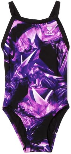 TYR Sport Girls Firerock Diamondback Swim Suit