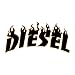 WallDesign Diesel Fuel Tank Car Sticker Copper Flames RS.130.00