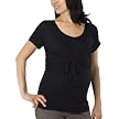Liz Lange&reg; Tie Front Knit Top- Ebony