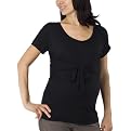 Liz Lange&reg; Tie Front Knit Top- Ebony