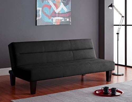 Home Products Kebo Futon, Sofa, Bed, Multiple Colors, Dorel (Black)