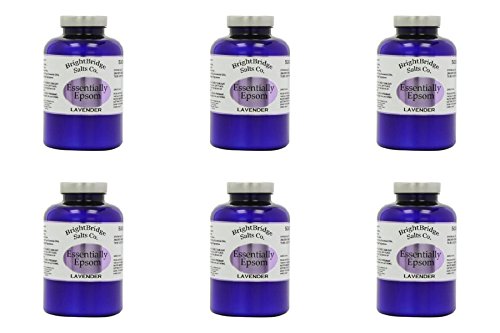(6 PACK) - Bright/B Epsom Salts With Lavender Oil | 500g | 6 PACK - SUPER SAVER - SAVE MONEY