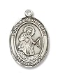 Sterling Silver Our Lady of Mercy Medal Pendant with 24" Stainless Steel Chain in Gift Box