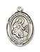 Sterling Silver Our Lady of Mercy Medal Pendant with 24" Stainless Steel Chain in Gift Box