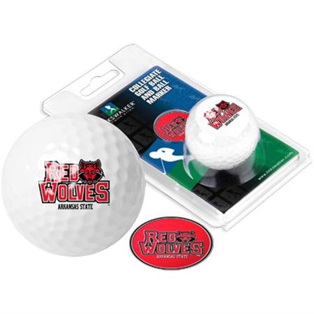 Arkansas State Red Wolves Asu Ncaa Collegiate Logo Golf Ball Ball Marker