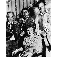 JAMES ARNESS AS MARSHAL MATT DILLON, MILBURN STONE AS DR. GALEN "DOC" ADAMS, AMANDA BLAKE AS KITTY RUSSELL FROM GUNSMOKE #1 - SCHWARZ-WEISS - Filmfoto - (Poster) PLAKATE - 25x20" (60x50cm)