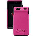 Otterbox Commuter Series Hybrid Case for Motorola Droid RAZR - Does not fit Razr Maxx and Razr HD series- 1 Pack - Retail Packaging - Black/Pink