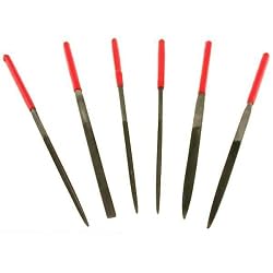 6 Needle Files Jewelers Watchmakers Metal Filing Tool