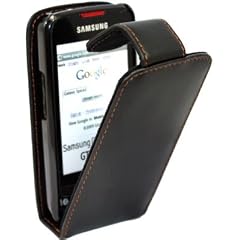 Leder Tasche Case f�r Samsung Galaxy Ace s5830 + Displayschutzfolie + Stift