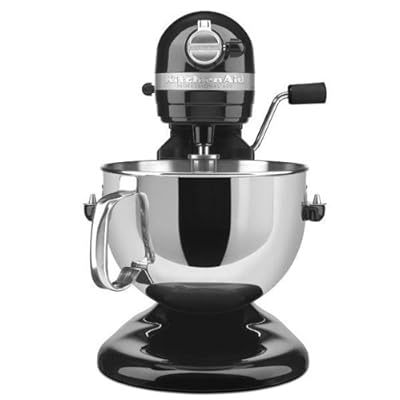 Kitchenaid STAND MIXER 6 qt Onyx Professional Large 6000 HD r-ksm6573ob, Black