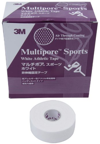 3M(スリーエム) マルチポアスポーツホワイト非伸縮固定テープ  298025