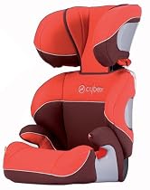 Cybex 050002019 - Solution Autokindersitz Gruppe II und III (15 - 36 kg), von 4 bis ca. 12 Jahre, chili-red / bordeaux