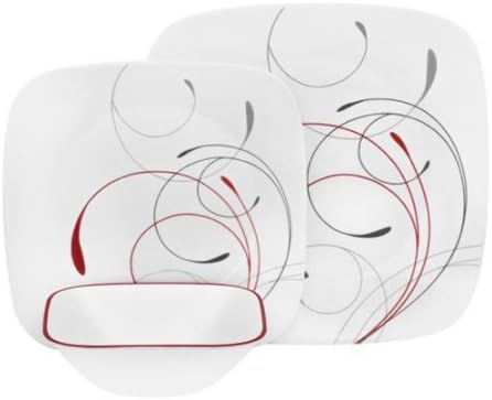 Squares Splendor 12-Piece Dinnerware Set by Corelle