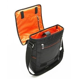 MSI PR201-019US 12.1-Inch Laptop Vertical Multi Pocket Messenger Bag - Black