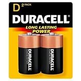 Duracell Batteries, Size D (2 Batteries)