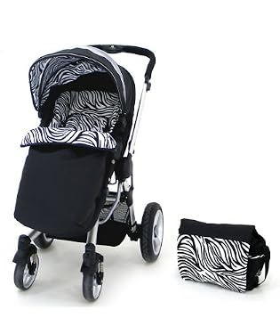 Petite Star Kurvi Abstract Pram & Pushchair - Tribal
