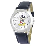 Ewatchfactory Men's 5096730026 Disney Mickey Mouse Silver Sunray Dial Watch