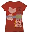 Woodstock - Upstate '69 Junior Fitted T-shirt in Red