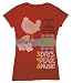 Woodstock - Upstate '69 Junior Fitted T-shirt in Red