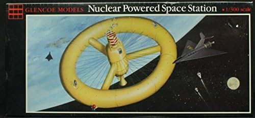 Glencoe Models 1:300 Nuclear Powered Space Station - Plastic Model Kit #06909