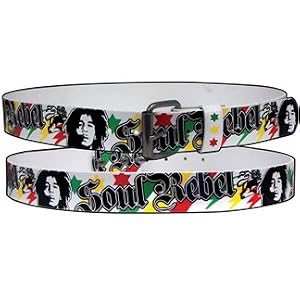 Bob Marley Soul Rebel Leather Belt